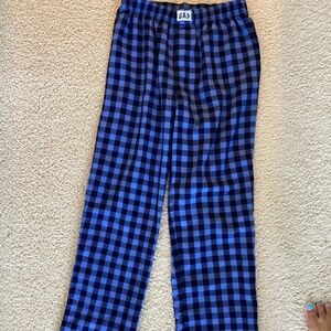 Gap blue/black pajama bottoms in soft fabric size 12
